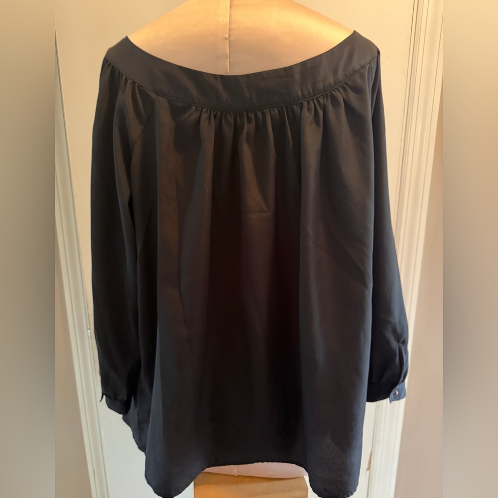 Maeve off shoulder Black blouse